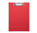 MAULbalance clipboard with cover A4 portrait reinforced cardboard 8mm spine red