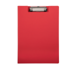 MAULbalance clipboard with cover A4 portrait reinforced cardboard 8mm spine red
