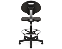 Chaise de travail Euroseats Tarente Large noir