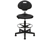 Chaise de travail Euroseats Tarente Large noir