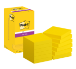 Memoblok Post-it 654 Super Sticky 76x76mm ultrageel 12 stuks