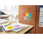 Memoblok Post-it 654 Super Sticky 76x76mm ultrageel 12 stuks