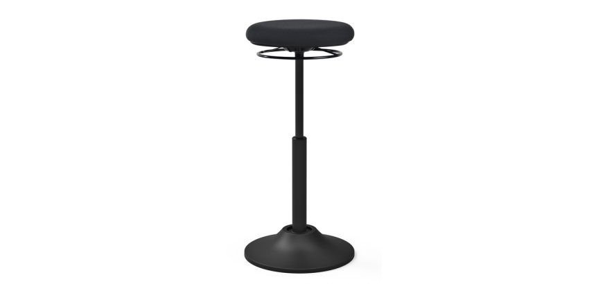 Tabouret assis-debout Euroseats Mango noir