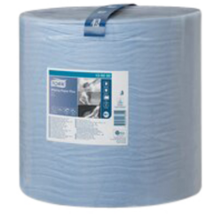 Poetspapier Tork W1 Plus Premium 2-laags 1500 vel blauw 130050