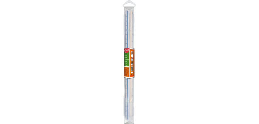 Maped Triangular Reduction Scale Ruler 1:20/25/33.33/50/75/100