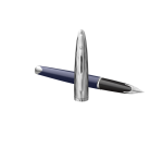 Stylo plume Waterman Carène L'essence dur Blue deLuxe CT  Medium