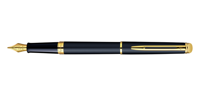 Stylo plume Waterman Hémisphère Matt Black GT Medium