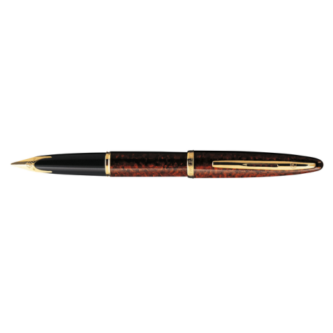 Vulpen Waterman Carène Marine amber GT medium