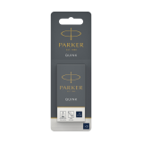 Inktpatroon Parker Quink blauwzwart blister à 10 stuks