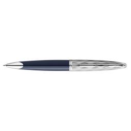 Stylo bille Waterman Carène L'essence du blue deLuxe CT Medium