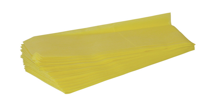 Cleaning cloths Cleaninq viscose 25x60cm yellow 25 pieces