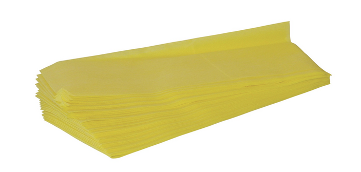 Cleaning cloths Cleaninq viscose 25x60cm yellow 25 pieces