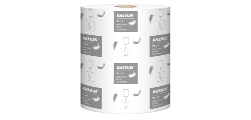 Katrin Plus Wischtuchpapier M 64403 1-lagig 870 Blätter weiß