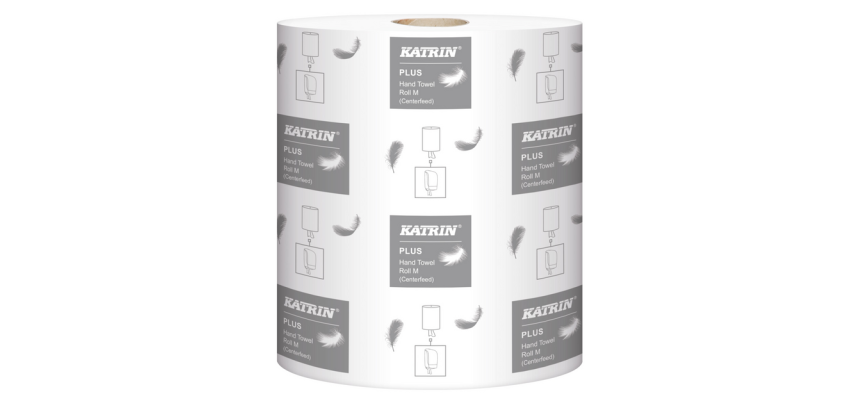 Papier d'essuyage Katrin Plus M 64403 1 épaisseur 870 feuilles blanc