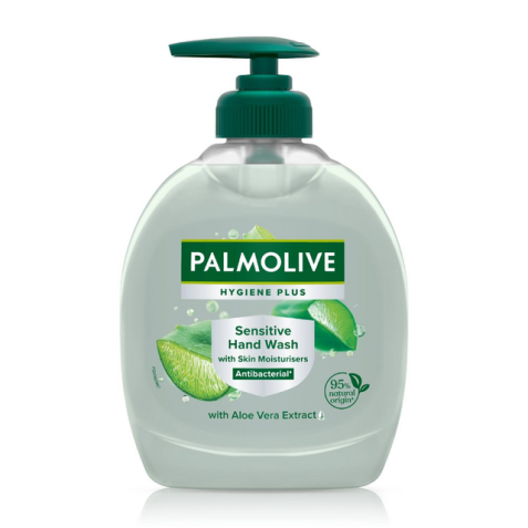 Handzeep Palmolive Plus Sensitive met Aloe Milde Verzorging 300ml