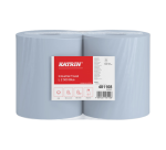 Poetspapier Katrin Industrial groot 2-laags 500 vel blauw 481108