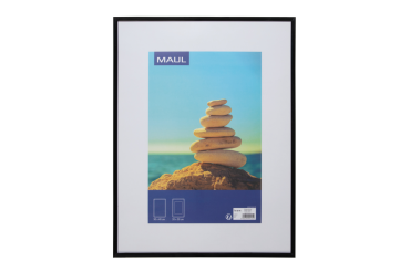 Cadre photo MAULart 30x40cm plastique cadre noir