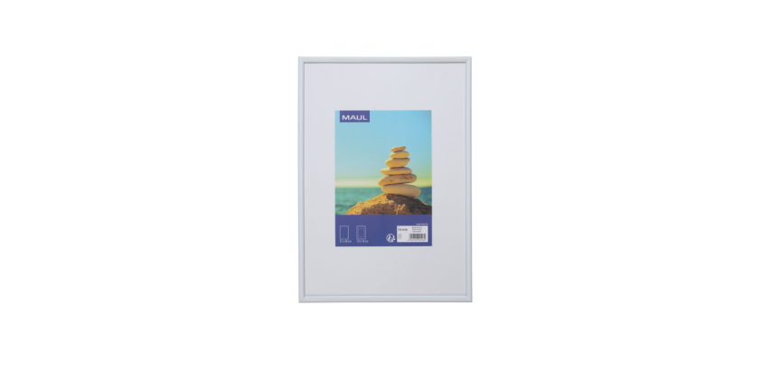 Cadre photo MAULart 21x30cm plastique cadre blanc