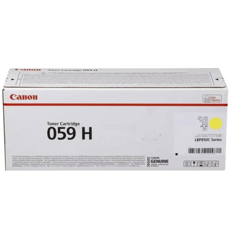 Cartouche toner Canon 059H jaune