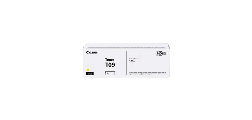 Cartouche toner Canon T09 jaune