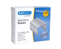 Nieten Rapesco Heavy Duty 923 23mm 1000 stuks zilver
