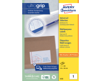 Etiket Avery Zweckform 6135 210x148mm wit 200stuks
