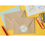 Avery Label L3415-10 round 40mm white 240 pieces