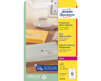 Avery Label L4772-25 99.1x42.3mm transparent matte 300 pieces
