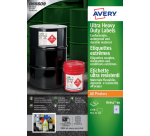 Etiquette Avery B7651-50 38x21mm polyéthylène blanc 3250 pièces