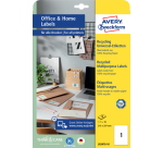 Etiket Avery LR3478-10 210x297mm recycled wit 10 stuks