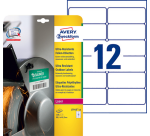 Etiquette Avery L7913-10 99,1x42,3mm polyéthylène blanc 120 pièces