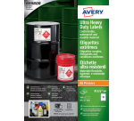 Etiket Avery B7173-50 99x57mm polyethyleen wit 500 stuks