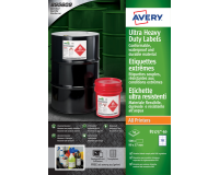 Etiket Avery B7173-50 99x57mm polyethyleen wit 500 etiketten
