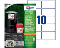 Etiquette Avery B7173-50 99x57mm polyéthylène blanc 500 pièces