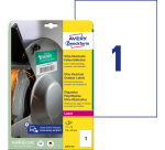 Etiket Avery L7917-10 210x297mm polyethyleen wit 10 stuks