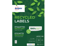Avery Label LR7173-100 99.1x57mm recycled white 1000 pieces