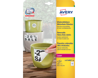 Etiket Avery L4776REV-20 99.1x42.3mm wit 240 etiketten