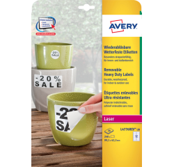Etiket Avery L4776REV-20 99.1x42.3mm wit 240 etiketten