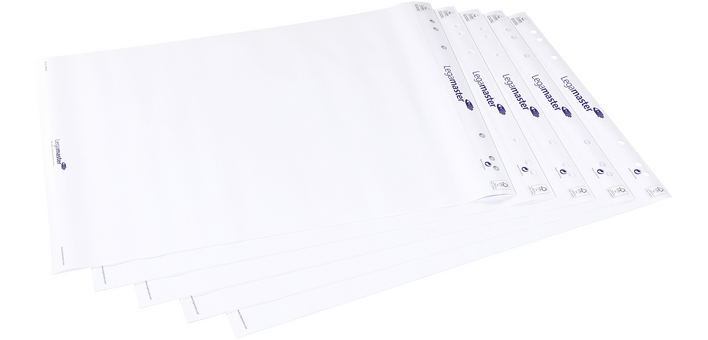 Legamaster plain easel pad 20 sheets 5 pieces
