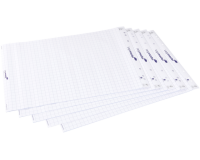Bloc papier pour chevalet Legamaster quadrillé 20 feuilles 5 pièces