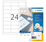 Etiketten HERMA 10779 66x33,8mm weiß 1920 Stück