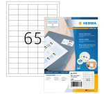 Etiquette HERMA 10778 38,1x21,2mm blanc 5200 pièces