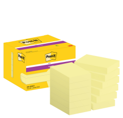 Memoblok Post-it 656 Super Sticky 51x76mm geel 12 stuks