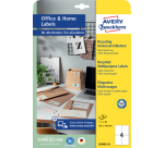 Etiket Avery LR3483-10 105x148mm recycled wit 40 stuks