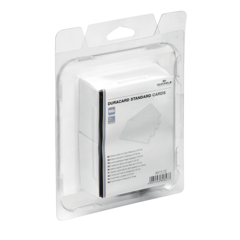 Cartes plastique vierges Duracard 0,76mm