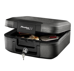 Caisson de sécurité Master Lock ignifuge et étanche format M gris anthracite