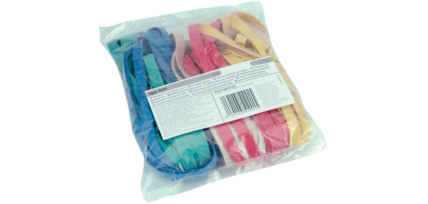 Elastique-X Maped 190mm couleurs assorties 25 pièces