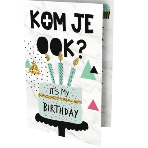 Invitation Cake 13,5x9cm (NL)