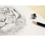 Taille-crayon Westcott aluminium 1 trou