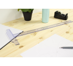 Tekenhaak Aristo GeoCollege 60cm transparant